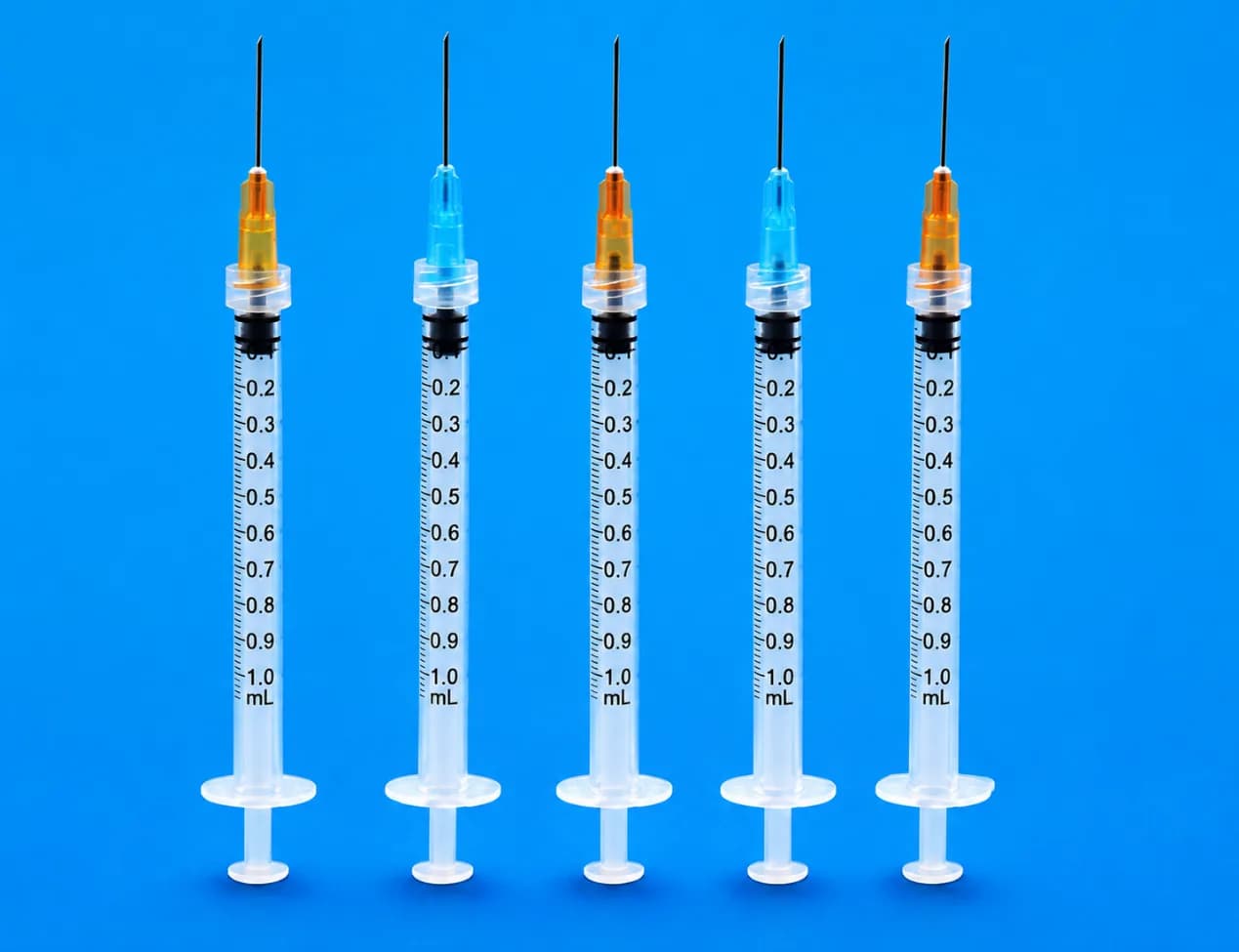 Disposable Sterile Insulin Syringes