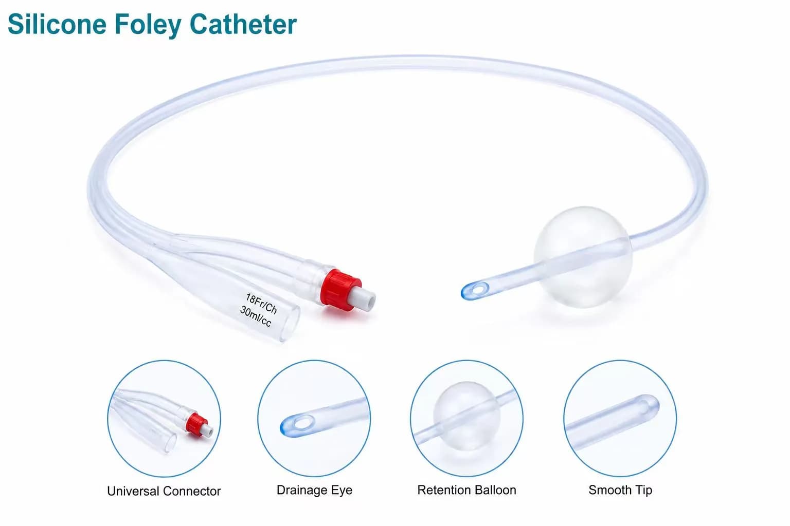 Silicone Foley Catheter