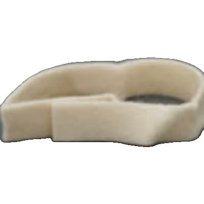 Calcium alginate wound dressing, soft white fiber sheet and rope