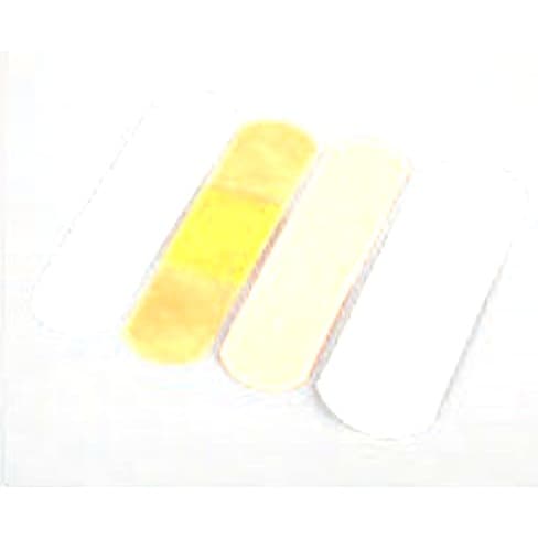 Adhesive bandages in fabric and PE backings, first aid plaster strips
