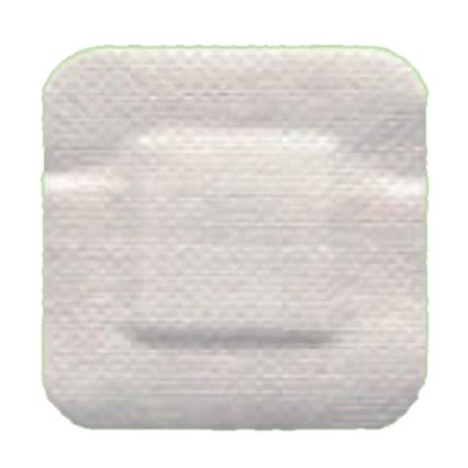 Non-woven adhesive wound dressing with central absorbent pad