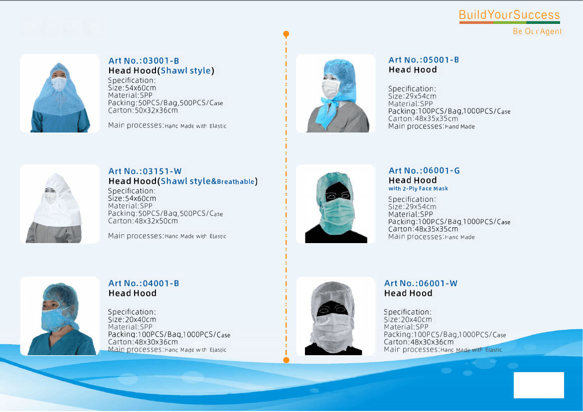 Head Hoods from the PPE catalog