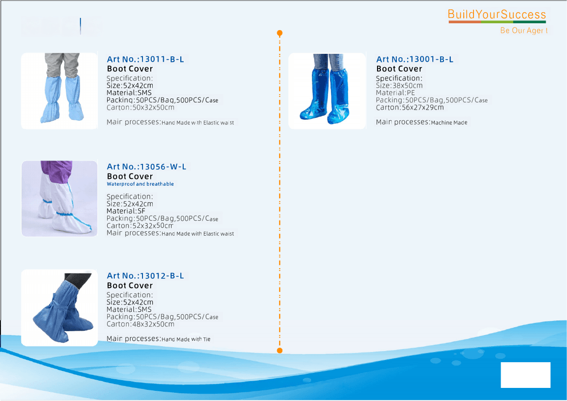 Boot Covers from the PPE catalog