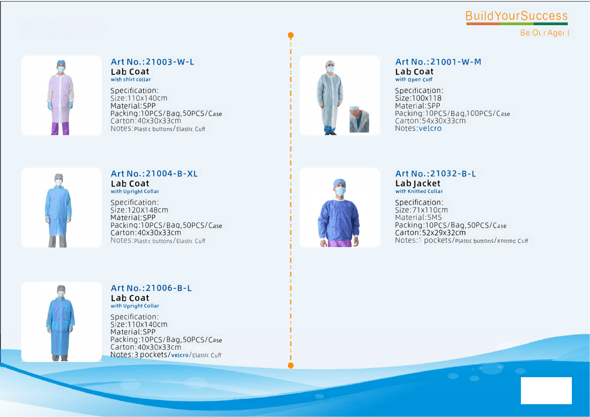 Lab Coats & Jackets from the PPE catalog