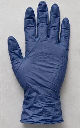 Dark Blue nitrile glove