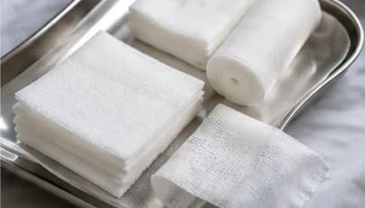 Wound dressings and gauze supplies